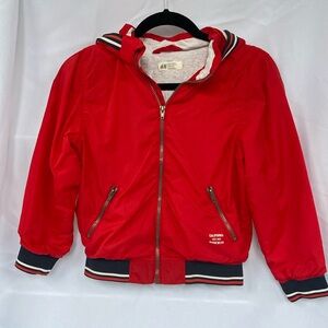 H&M boys red nylon jacket